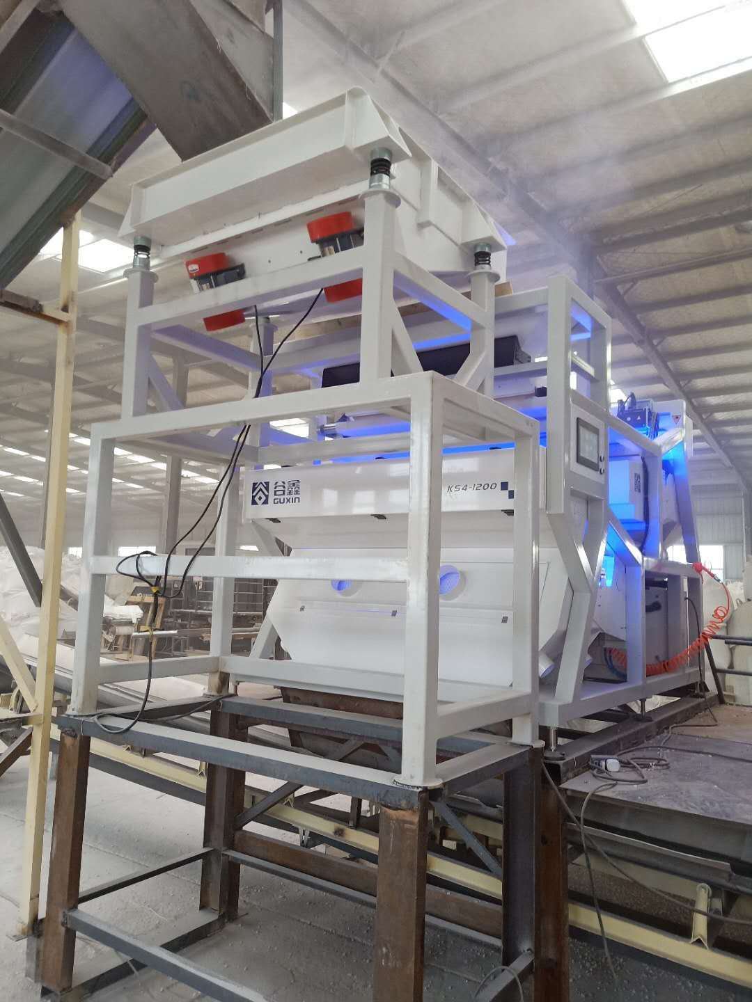 "一带一路"倡议的国际知名矿石色选机企业合肥谷鑫自今年以来频频走